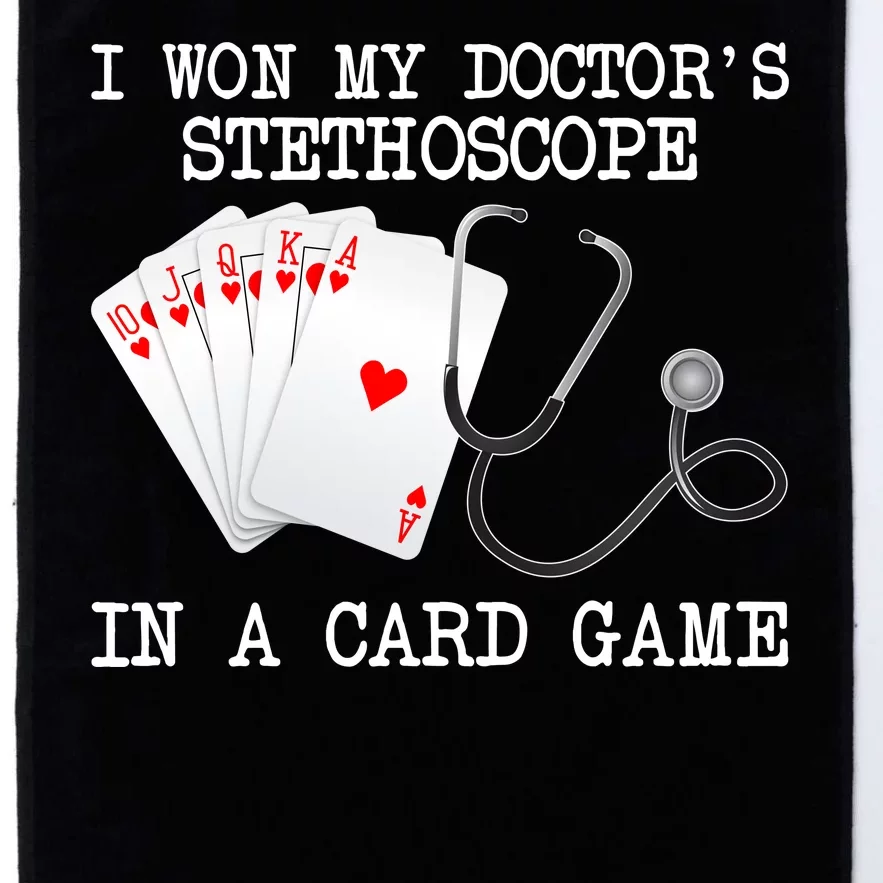 Won My Doctor's Stethoscope Platinum Collection Golf Towel