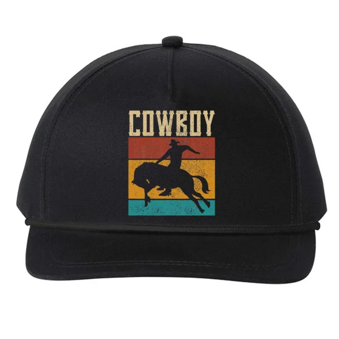 Western Outfits Nashville Country Rodeo Cowboy Snapback Five-Panel Rope Hat