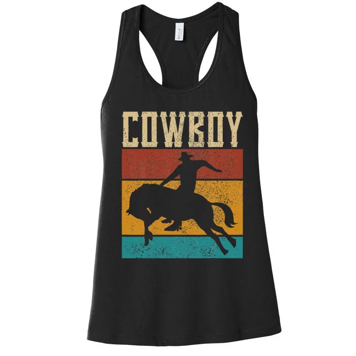 Western Outfits Nashville Country Rodeo Cowboy Women's Racerback Tank