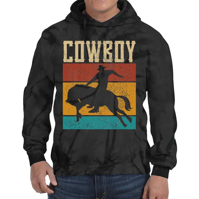 Western Outfits Nashville Country Rodeo Cowboy Tie Dye Hoodie