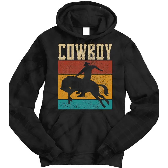 Western Outfits Nashville Country Rodeo Cowboy Tie Dye Hoodie