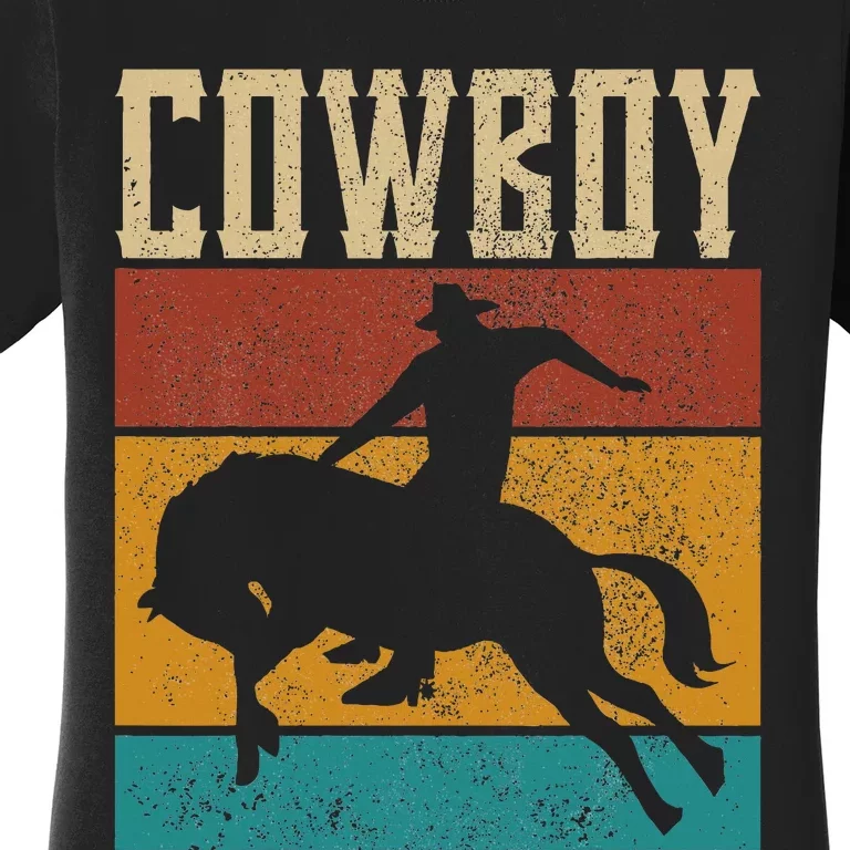 Western Outfits Nashville Country Rodeo Cowboy Women's T-Shirt