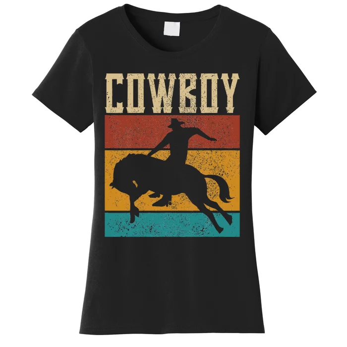 Western Outfits Nashville Country Rodeo Cowboy Women's T-Shirt