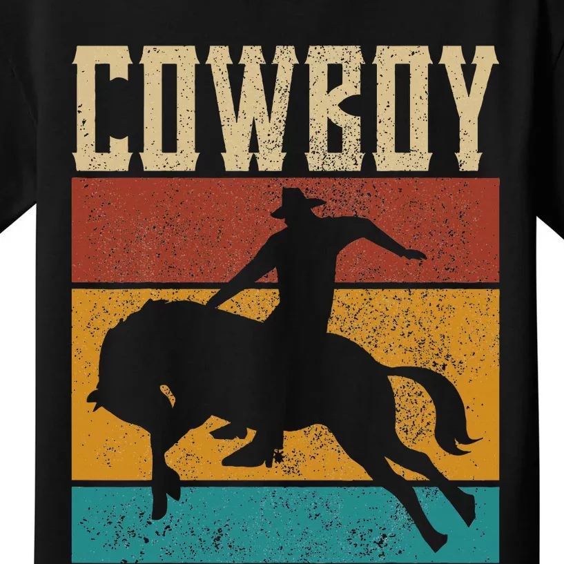 Western Outfits Nashville Country Rodeo Cowboy Kids T-Shirt