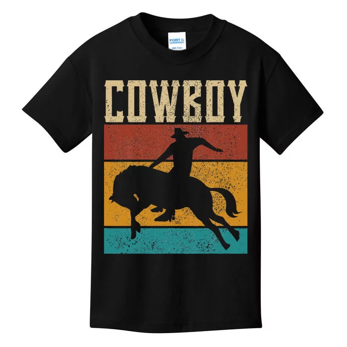 Western Outfits Nashville Country Rodeo Cowboy Kids T-Shirt