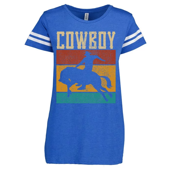 Western Outfits Nashville Country Rodeo Cowboy Enza Ladies Jersey Football T-Shirt