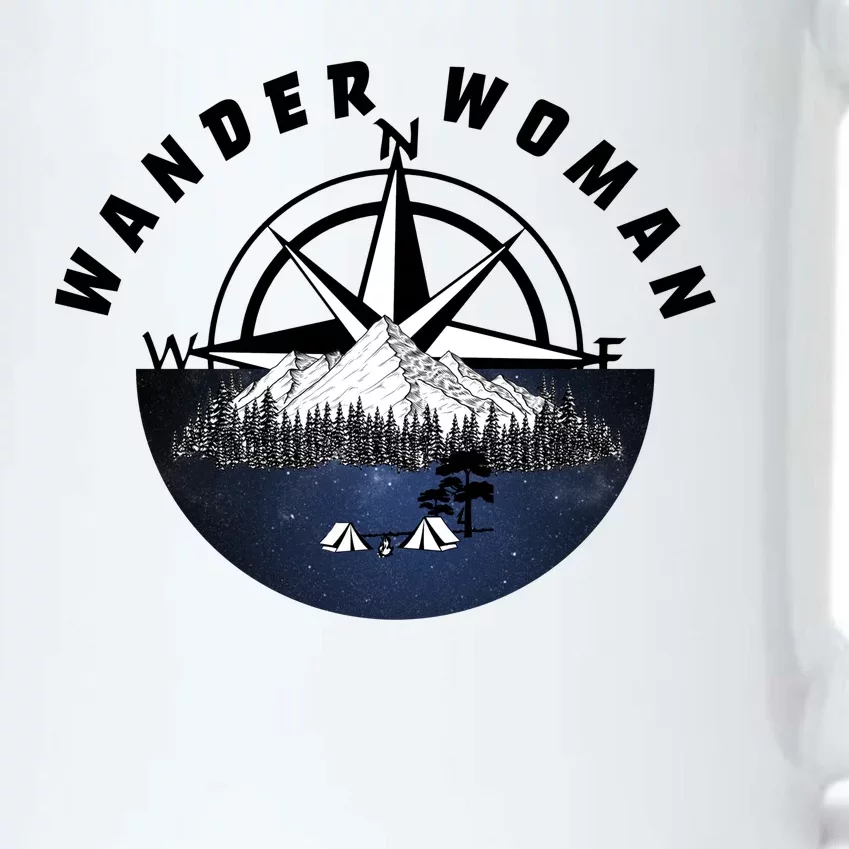 Wondar Woman Outdoors Camping Wonderer Black Color Changing Mug