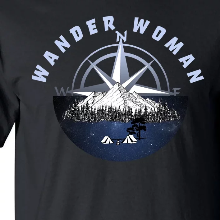 Wondar Woman Outdoors Camping Wonderer Tall T-Shirt