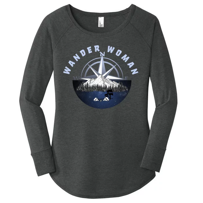 Wondar Woman Outdoors Camping Wonderer Women's Perfect Tri Tunic Long Sleeve Shirt