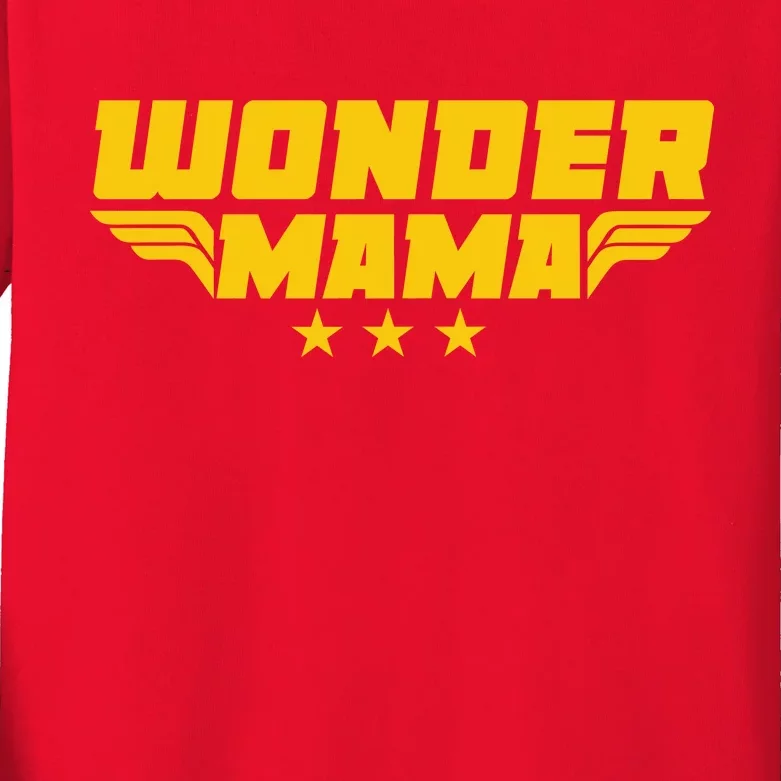 Wonder Mama Kids Long Sleeve Shirt