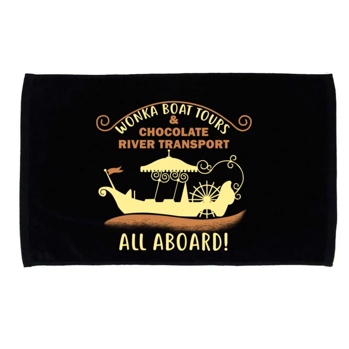 Wonka Boat Chocolate Tours All Aboard Microfiber Hand Towel