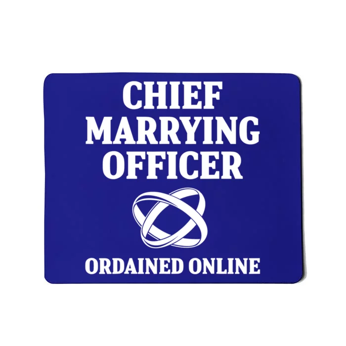 Wedding Officiant Officer Internet Ordained Minister Gift Mousepad