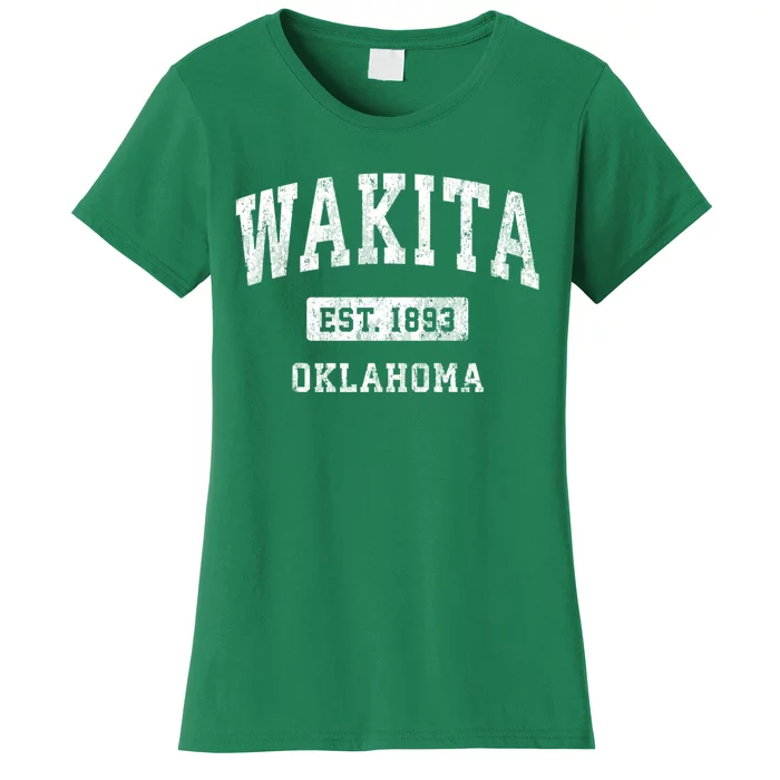 Wakita Oklahoma Ok Vintage Athletic Sports Women's T-Shirt