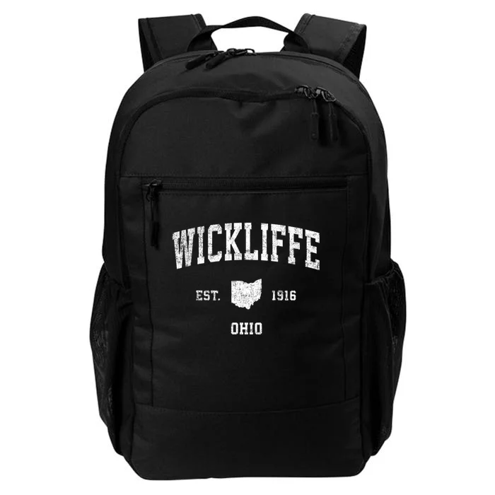 Wickliffe Ohio Oh Vintage Sports Daily Commute Backpack