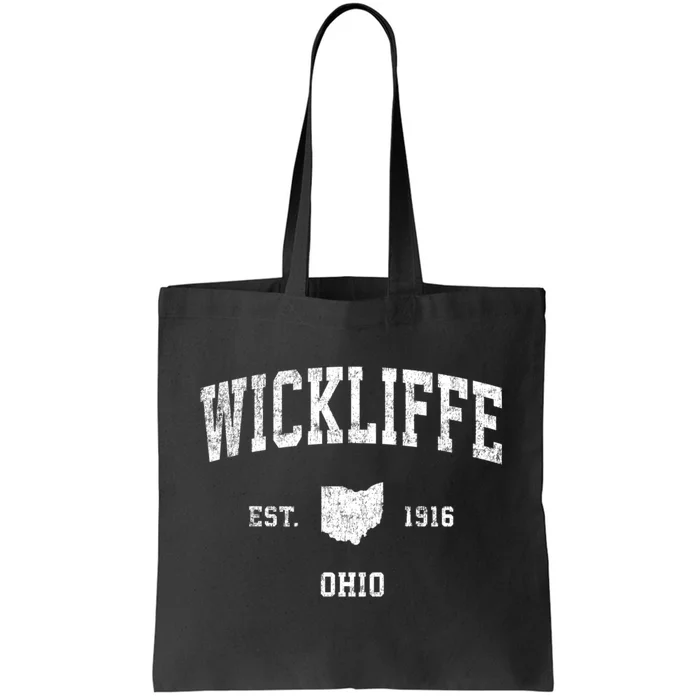 Wickliffe Ohio Oh Vintage Sports Tote Bag