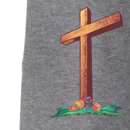 Wooden Cross Doggie 3-End Fleece Hoodie