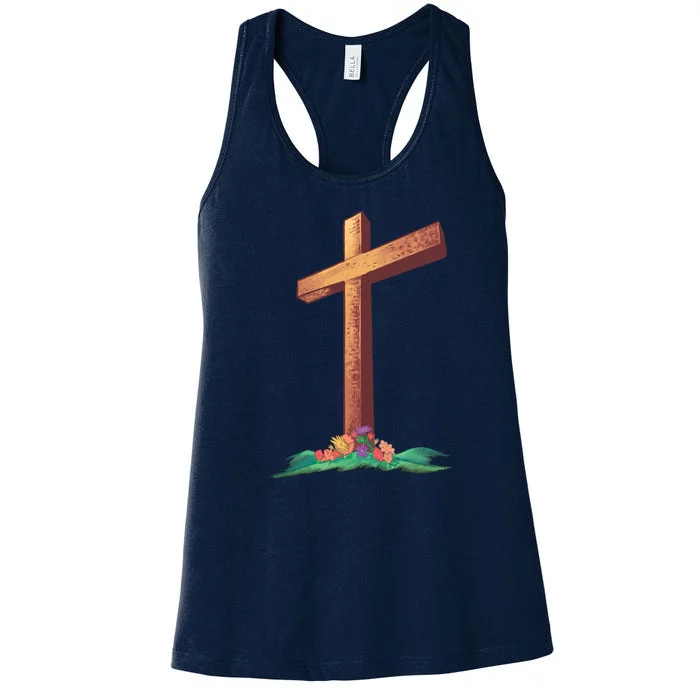 Wooden Cross Women's Racerback Tank