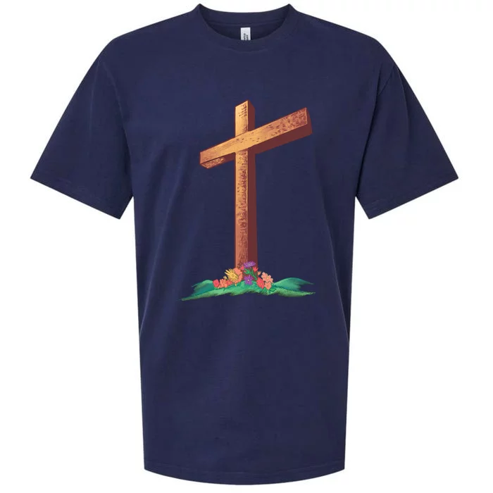 Wooden Cross Sueded Cloud Jersey T-Shirt