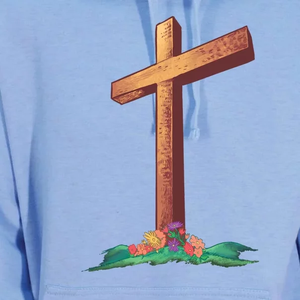 Wooden Cross Unisex Surf Hoodie