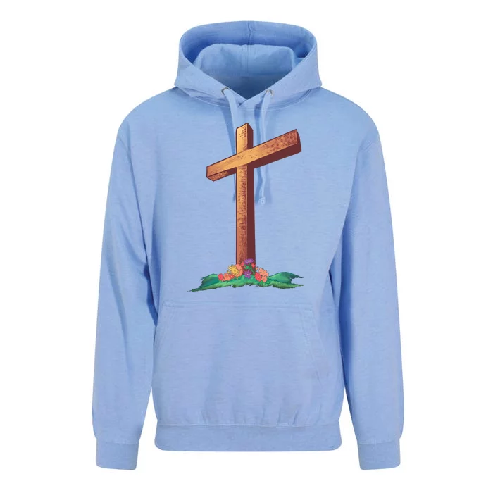 Wooden Cross Unisex Surf Hoodie