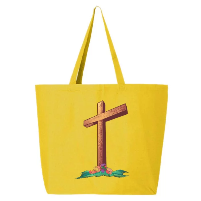 Wooden Cross 25L Jumbo Tote