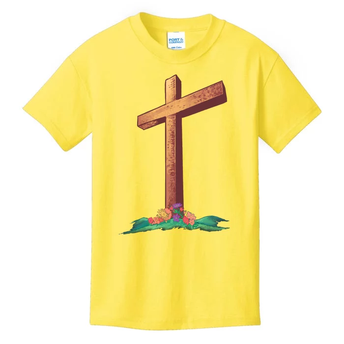 Wooden Cross Kids T-Shirt