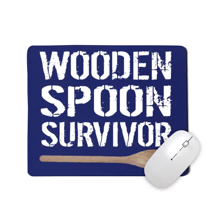 Wooden Spoon Survivor Mousepad