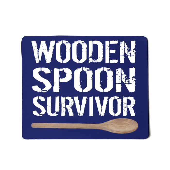 Wooden Spoon Survivor Mousepad