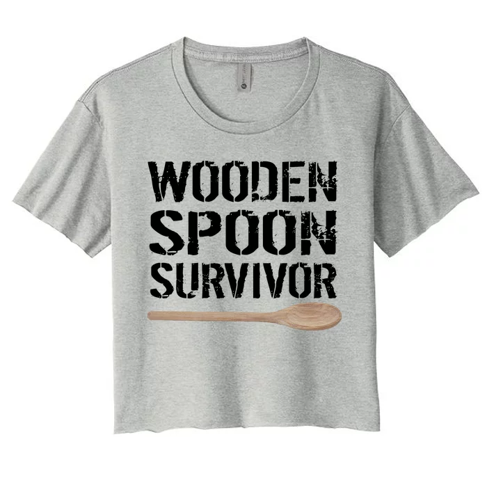 Wooden Spoon Survivor Women's Crop Top Tee