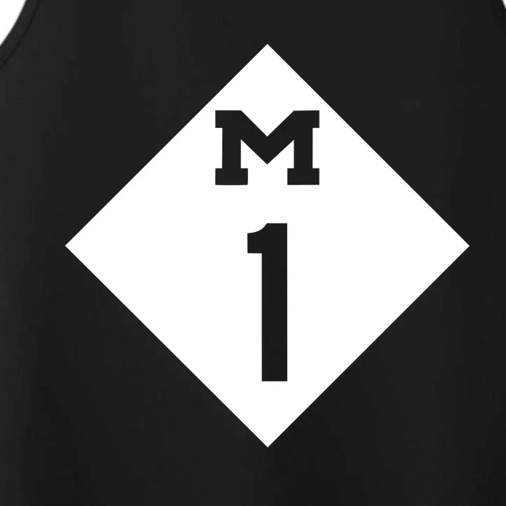 Woodward Ave. M1 Logo Performance Tank