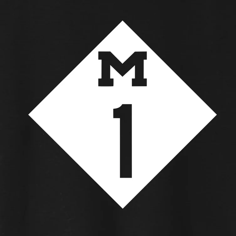 Woodward Ave. M1 Logo Women's Crop Top Tee