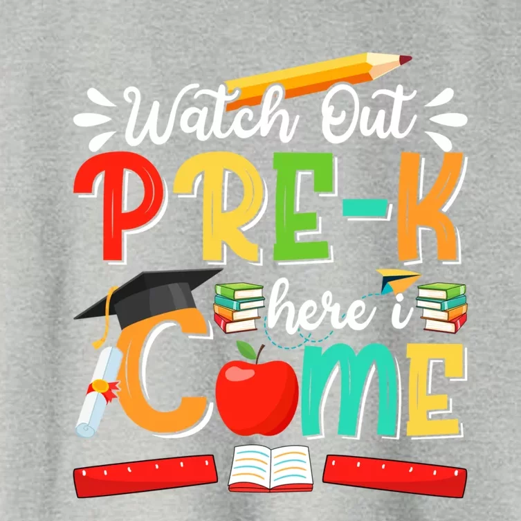 Watch Out PreK Here I Come PreK Gift Women's Crop Top Tee