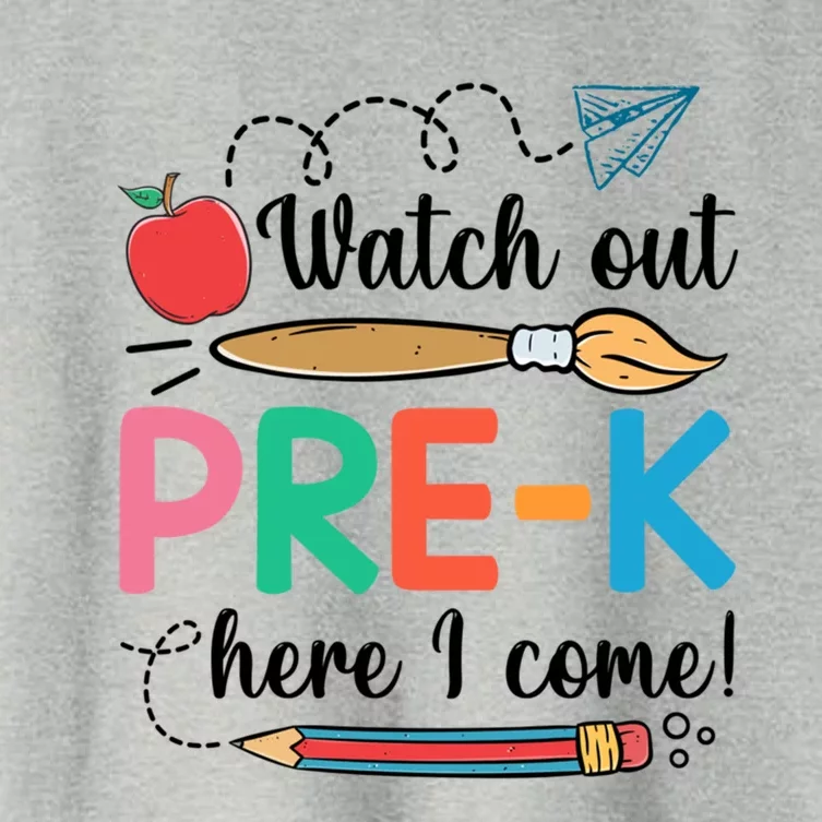 Watch Out PreK Here I Come Team PreK Gift Women's Crop Top Tee