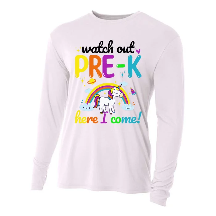 Watch Out PreK Here I Come Pre K Cooling Performance Long Sleeve Crew