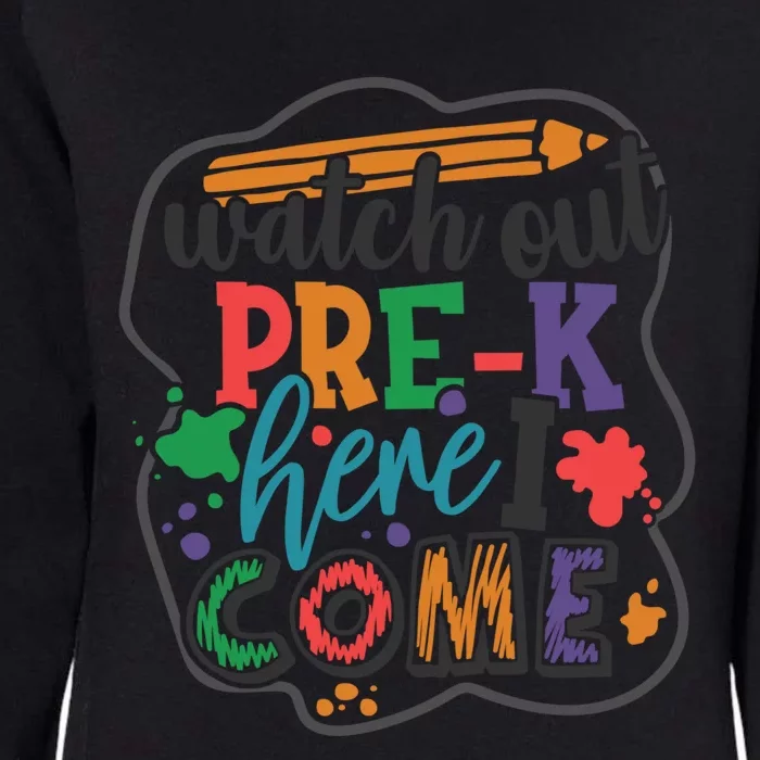 Watch Out Preschool Back To School PreK Squad Gift Womens California Wash Sweatshirt