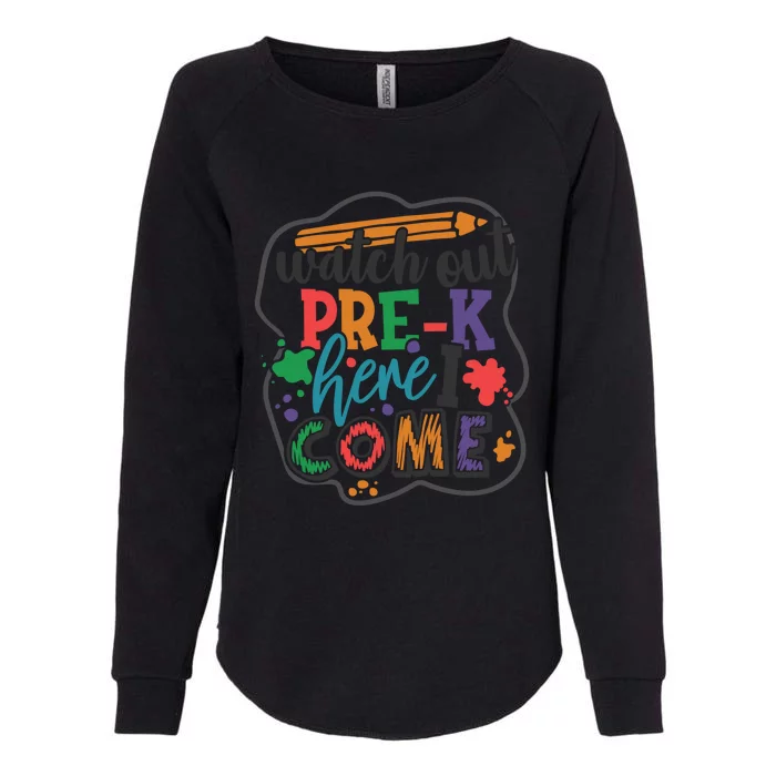 Watch Out Preschool Back To School PreK Squad Gift Womens California Wash Sweatshirt