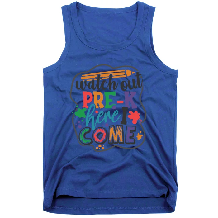 Watch Out Preschool Back To School PreK Squad Gift Tank Top