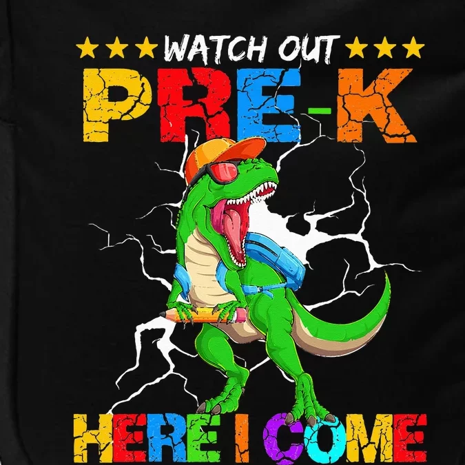 Watch Out Prek Here I Come Dinosaur Back To School Impact Tech Backpack