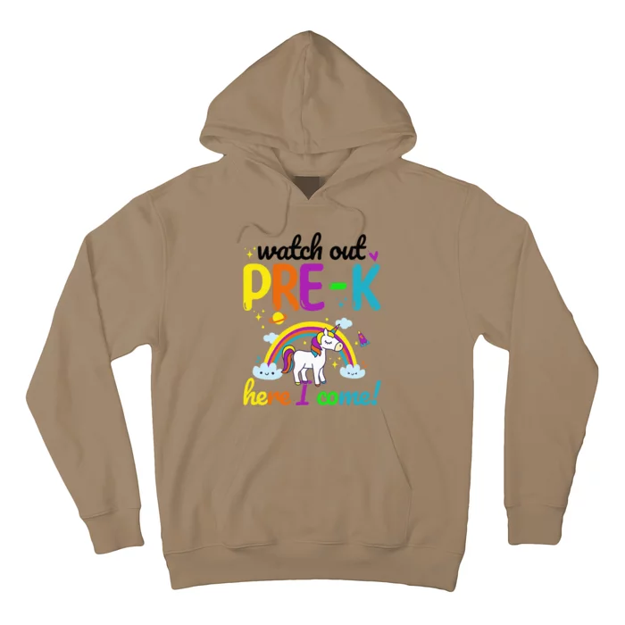 Watch Out PreK Here I Come Pre K Hoodie