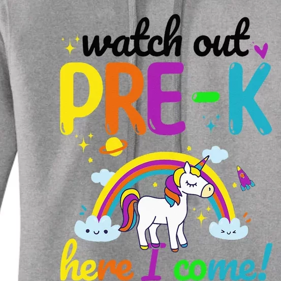 Watch Out PreK Here I Come Pre K Women's Pullover Hoodie