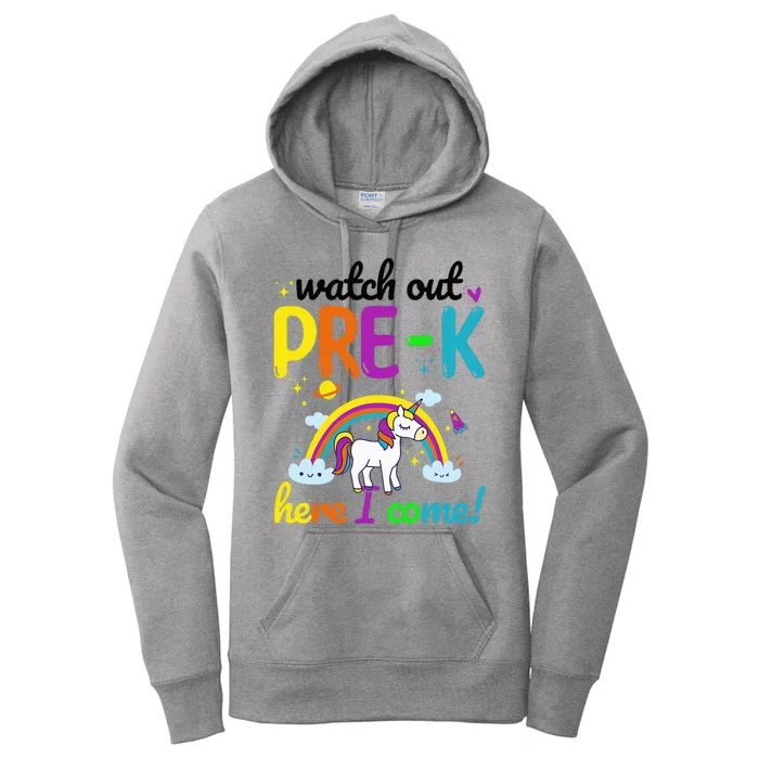 Watch Out PreK Here I Come Pre K Women's Pullover Hoodie