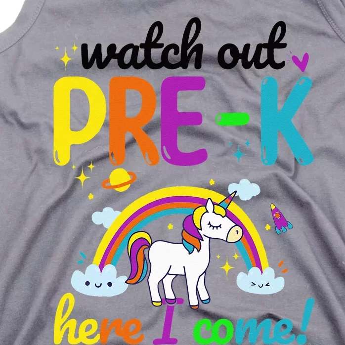 Watch Out PreK Here I Come Pre K Tank Top