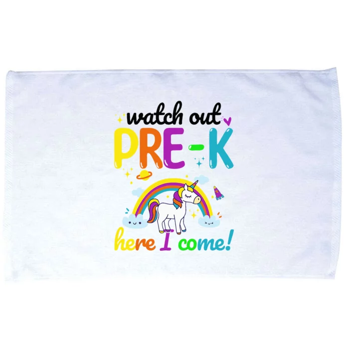 Watch Out PreK Here I Come Pre K Microfiber Hand Towel