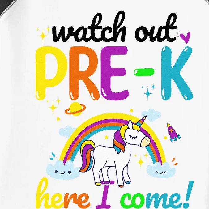 Watch Out PreK Here I Come Pre K Infant Baby Jersey Bodysuit