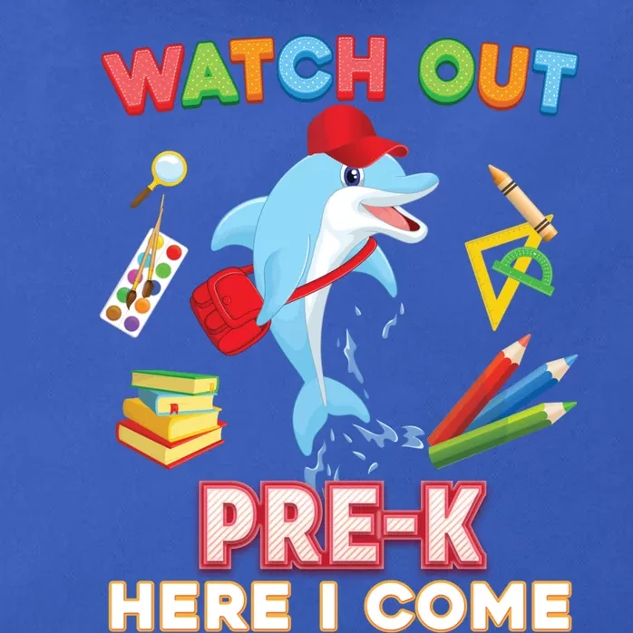 Watch Out PreK Here I Come Dolphin Back To School Gift Zip Tote Bag