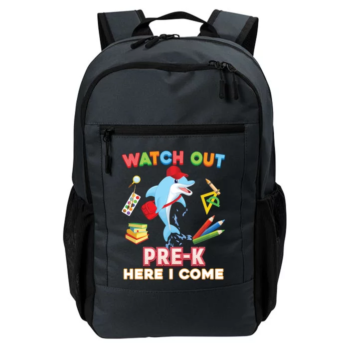 Watch Out PreK Here I Come Dolphin Back To School Gift Daily Commute Backpack