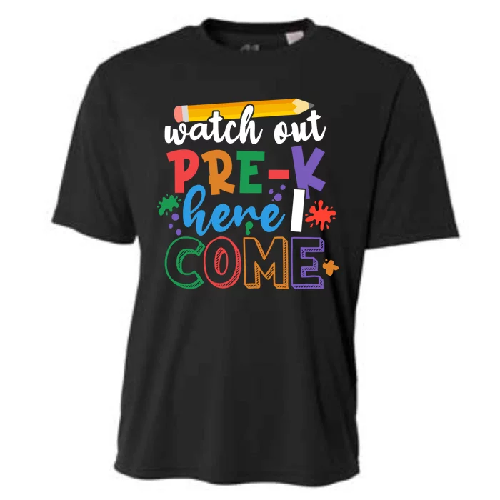 Watch Out PreK Here I Come First Day Of PreK Gift Cooling Performance Crew T-Shirt