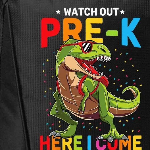 Watch Out PreK Here I Come Dinosaur Back to School City Backpack