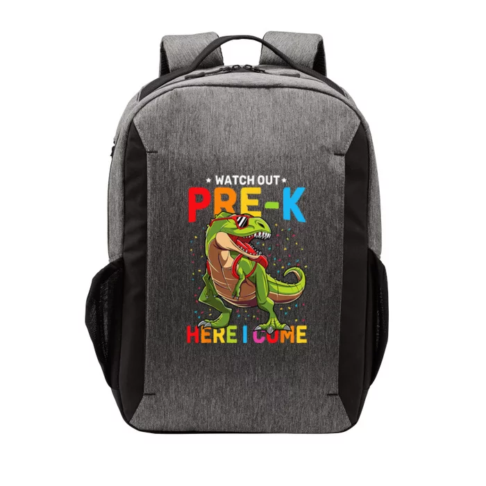 Watch Out PreK Here I Come Dinosaur Back to School Vector Backpack