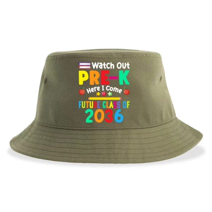 Watch Out PreK Here I Come Future Class Of 2036 Students Gift Sustainable Bucket Hat